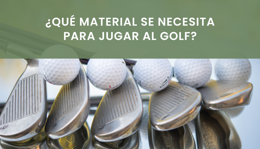 material necesitas golf