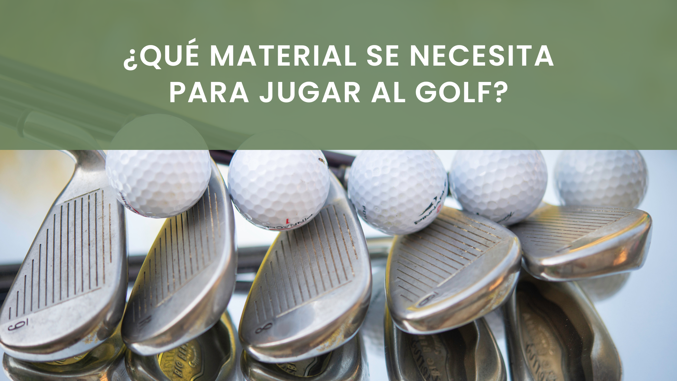 material necesitas golf