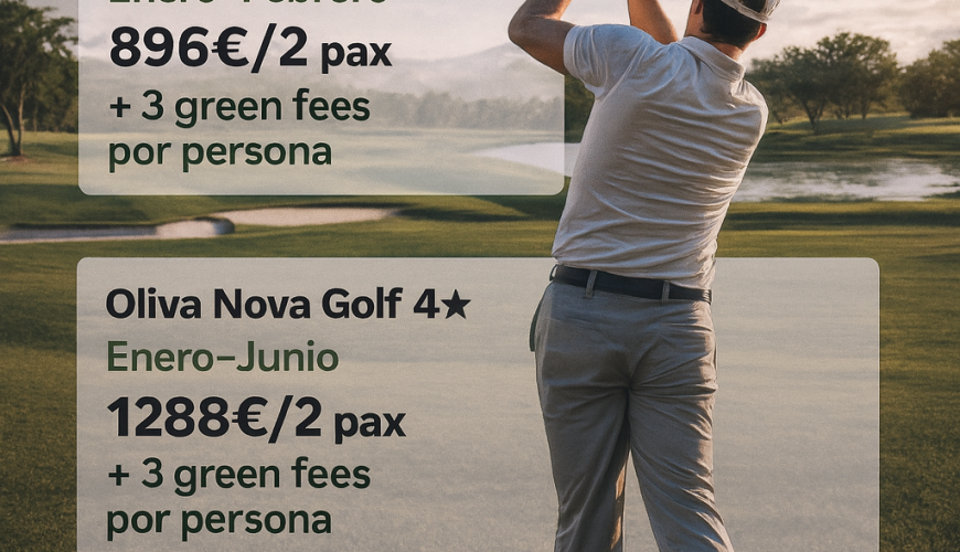 Si estas pensando en hacer una escapadas, unas vacaciones o viaje para jugar al golf, Visita viajealgolf.com ahora