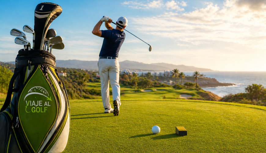 Si estas pensando en hacer una escapadas, unas vacaciones o viaje para jugar al golf, Visita viajealgolf.com ahora